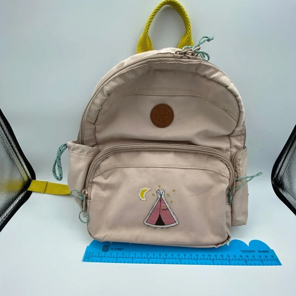 Lässig Kids Small Backpack Blush Pink Stay Wild Teepee Insulated Pocket